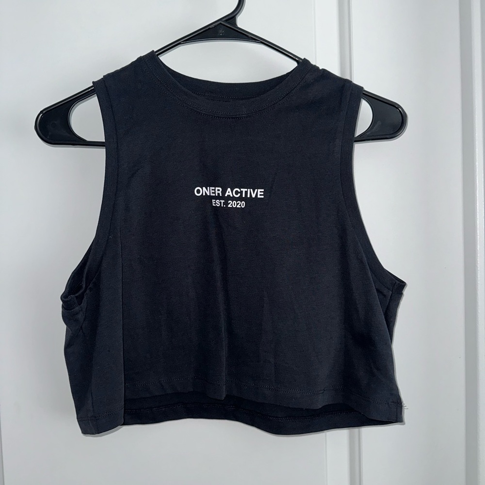 Black, Sage, and White Oner Active Tank Set